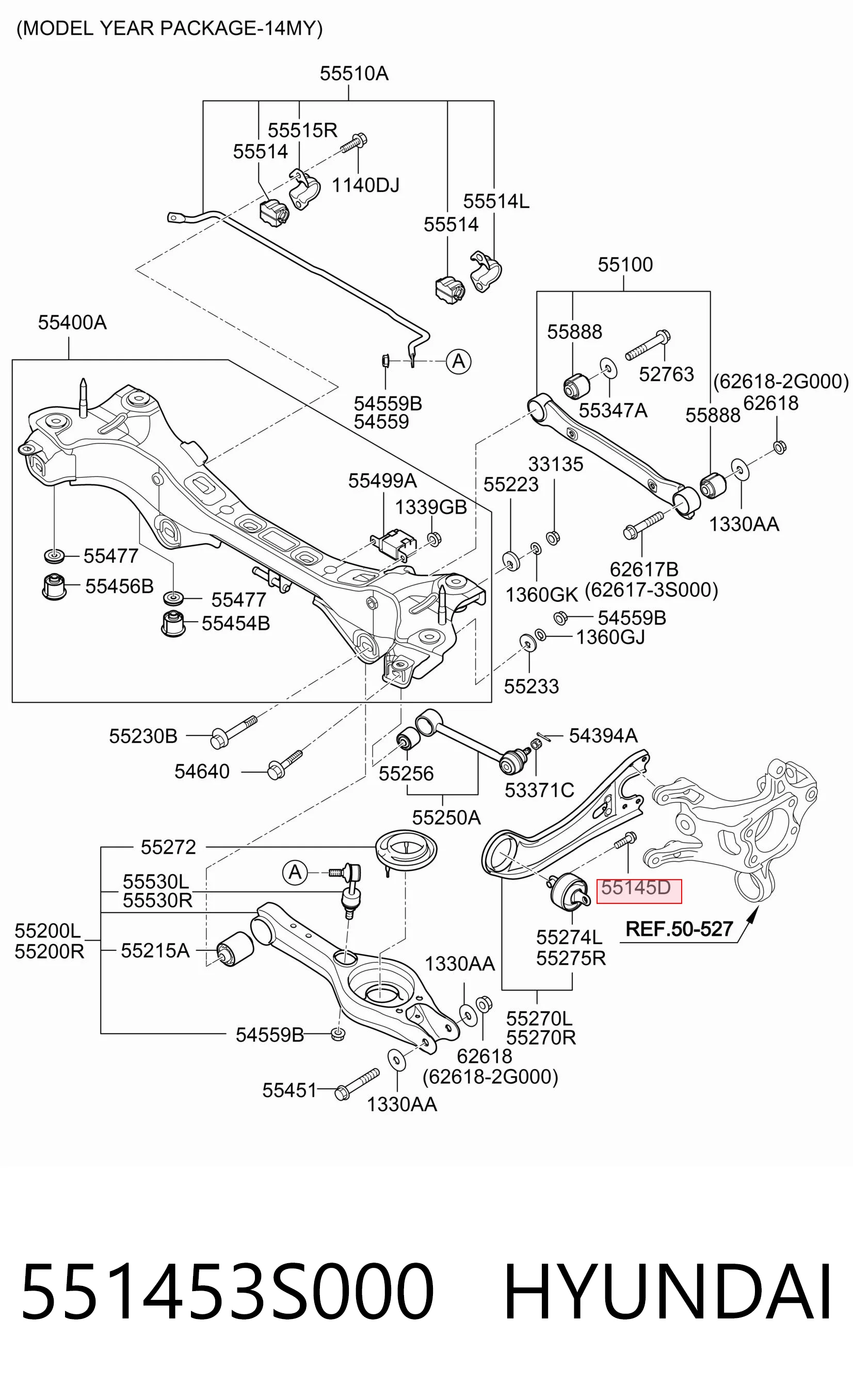 551453S000 Hyundai/Kia 