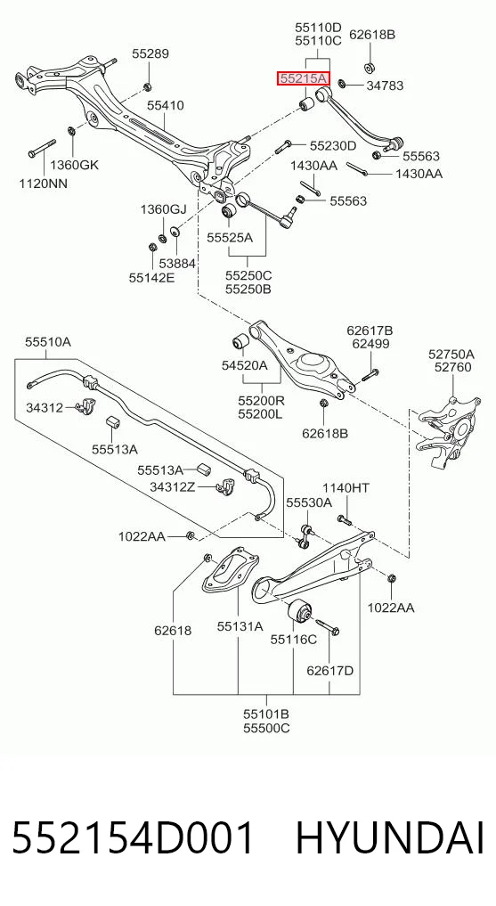 552154D001 Hyundai/Kia