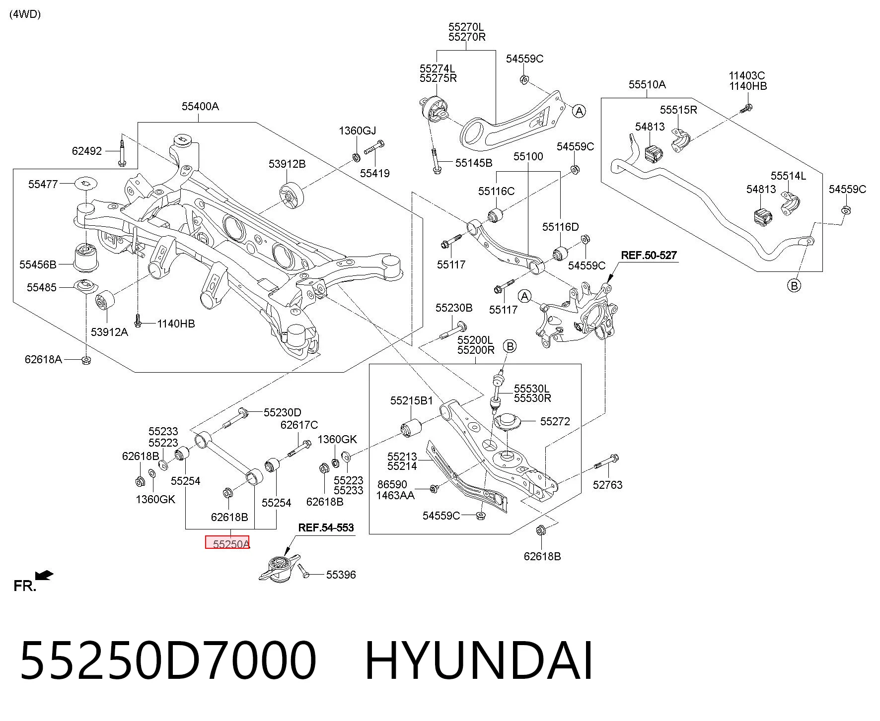 55250D7000 Hyundai/Kia