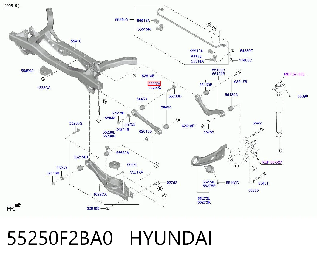 55250F2BA0 Hyundai/Kia