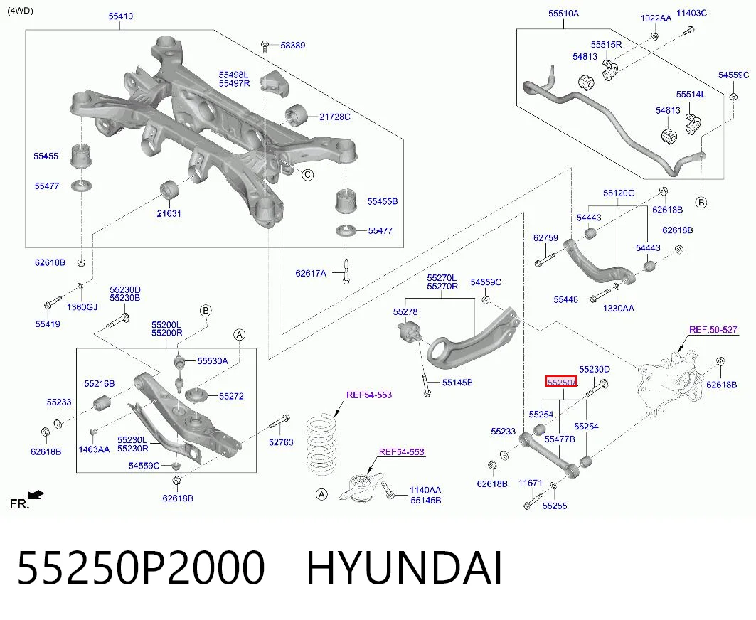 55250P2000 Hyundai/Kia 
