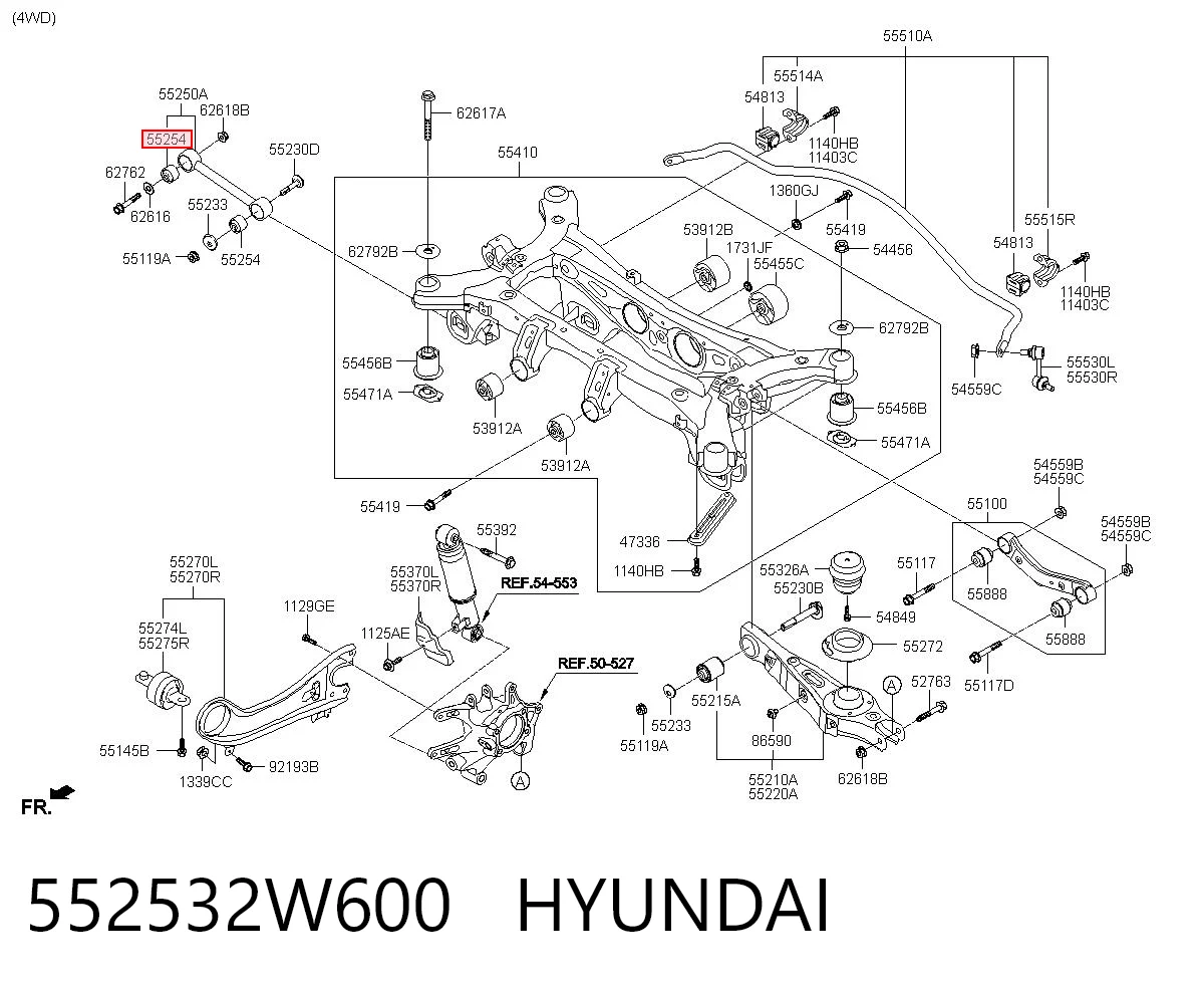 552532W600 Hyundai/Kia