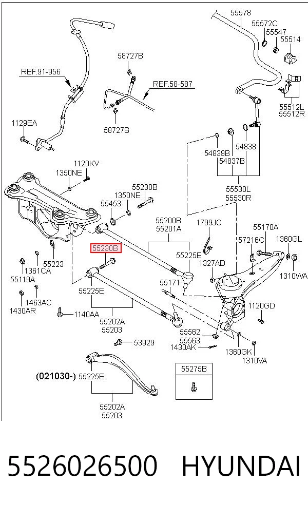 5526026500 Hyundai/Kia