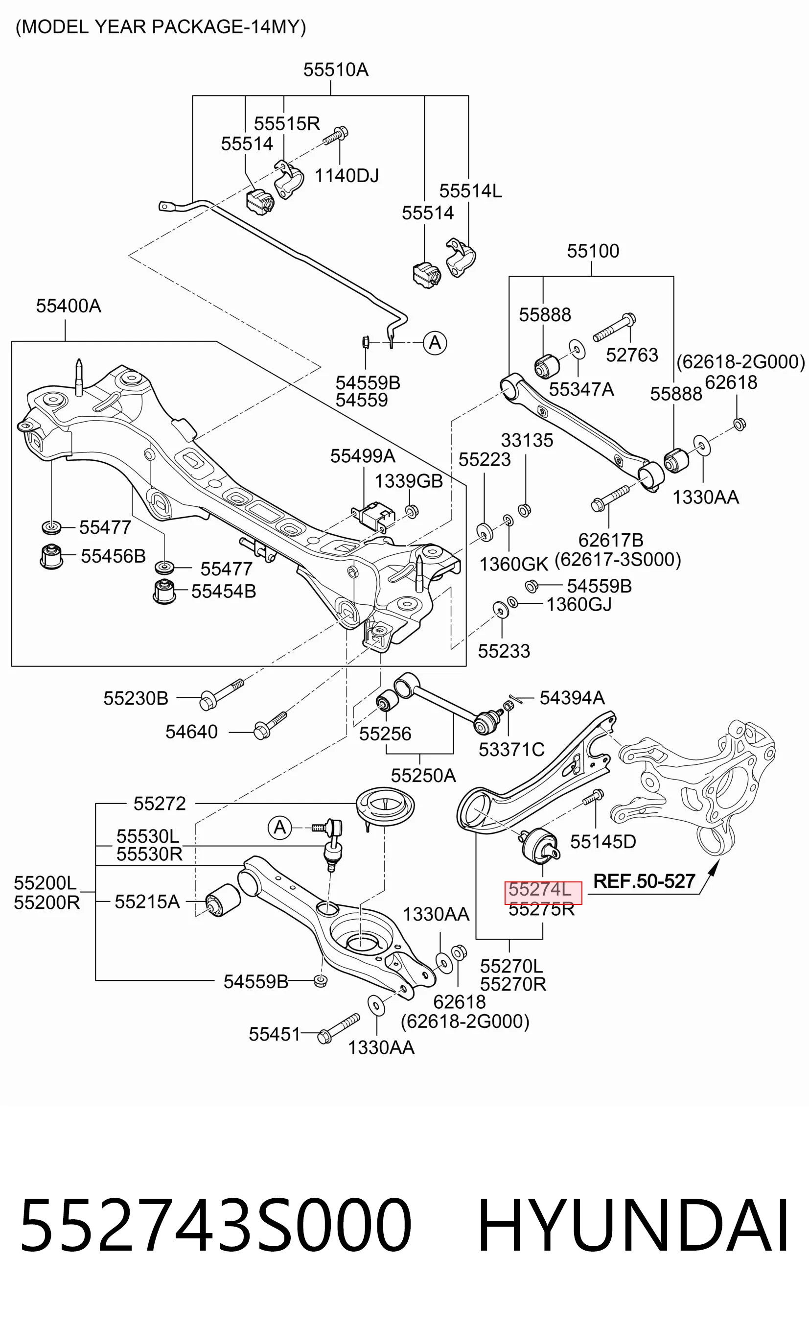 552743S000 Hyundai/Kia