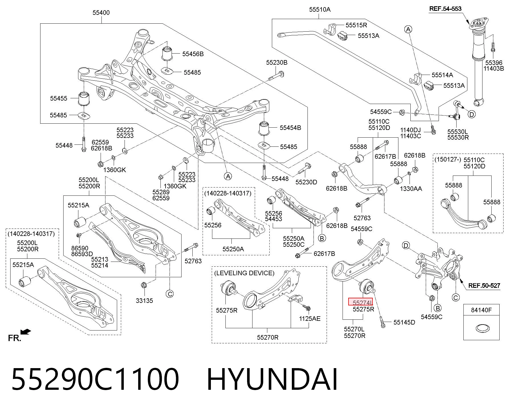 55290C1100 Hyundai/Kia