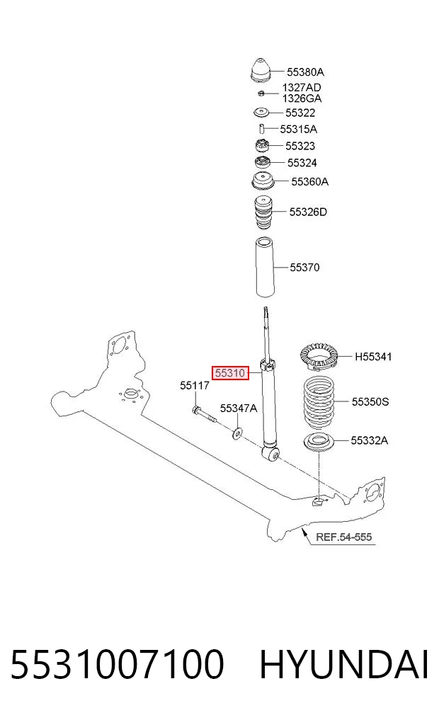 5531007100 Hyundai/Kia