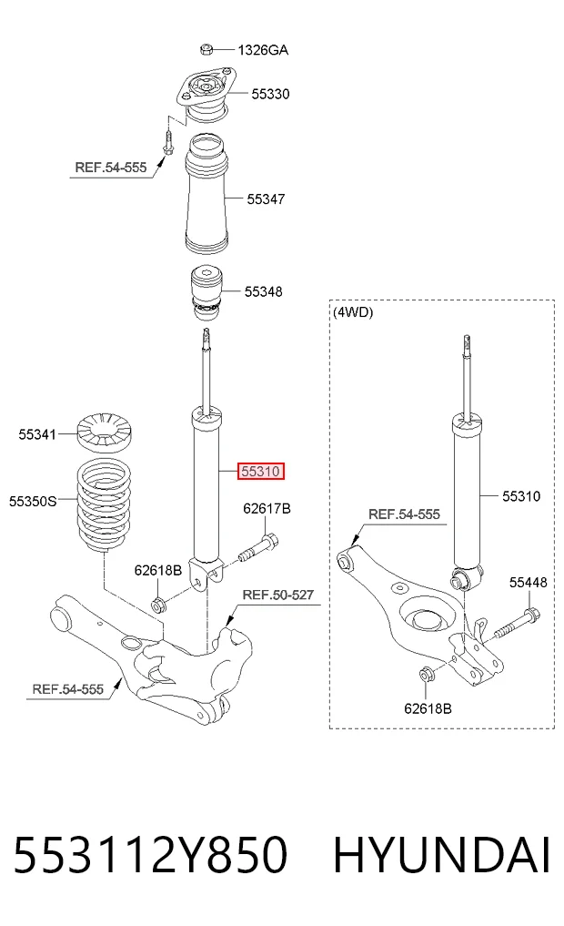 553112Y850 Hyundai/Kia