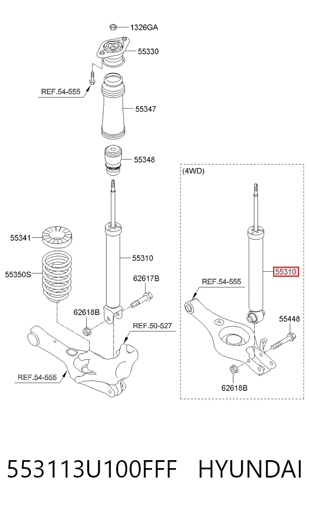 553113U100FFF Hyundai/Kia