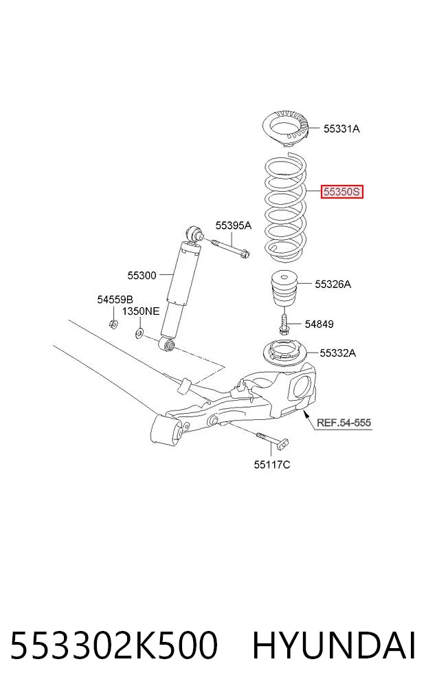 Mola traseira para KIA Soul AM