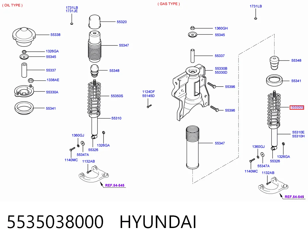 Mola traseira Hyundai Sonata preço, a partir de 37,77 USD