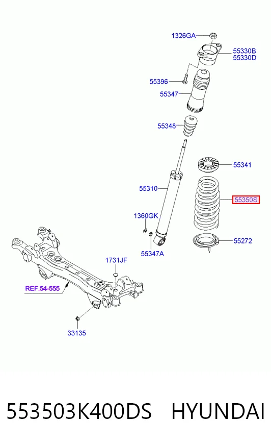 553503K400DS Hyundai/Kia