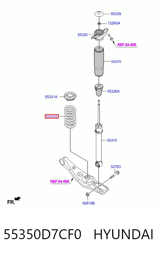 Mola traseira para KIA Sportage IV QL