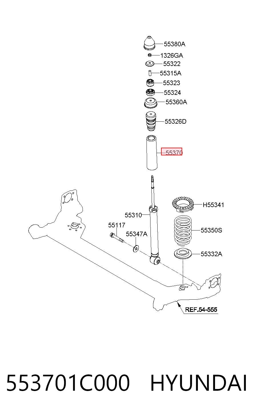553701C000 Hyundai/Kia