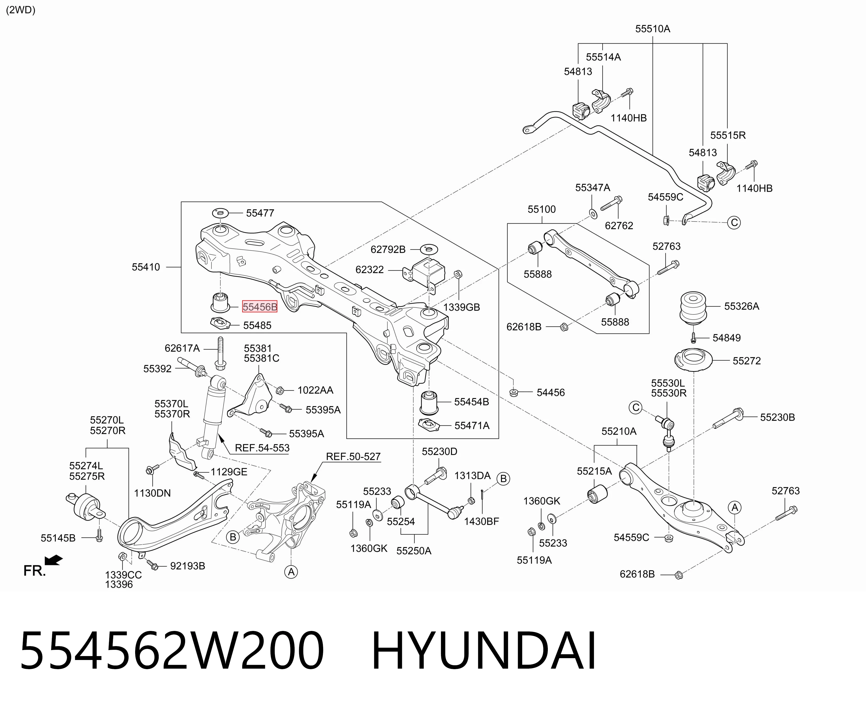 554562W200 Hyundai/Kia