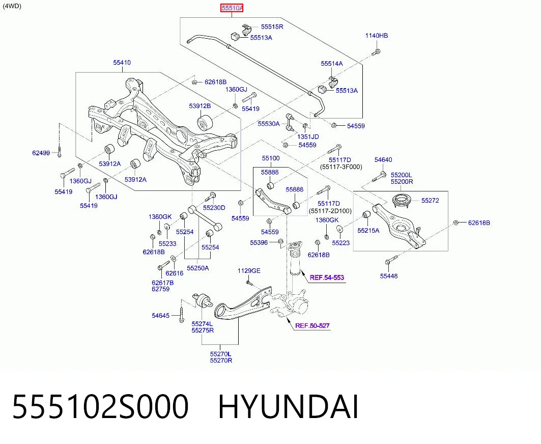 555102S000 Hyundai/Kia