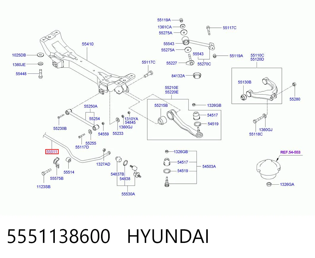 Estabilizador traseiro Hyundai Sonata  EU4 ao melhor preço