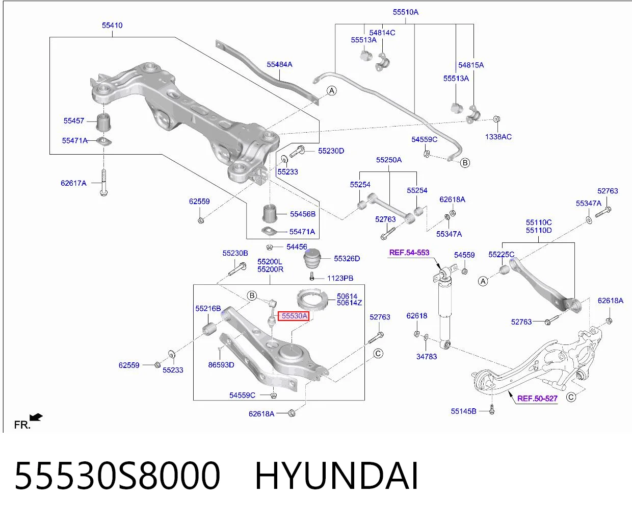 55530S8000 Hyundai/Kia 