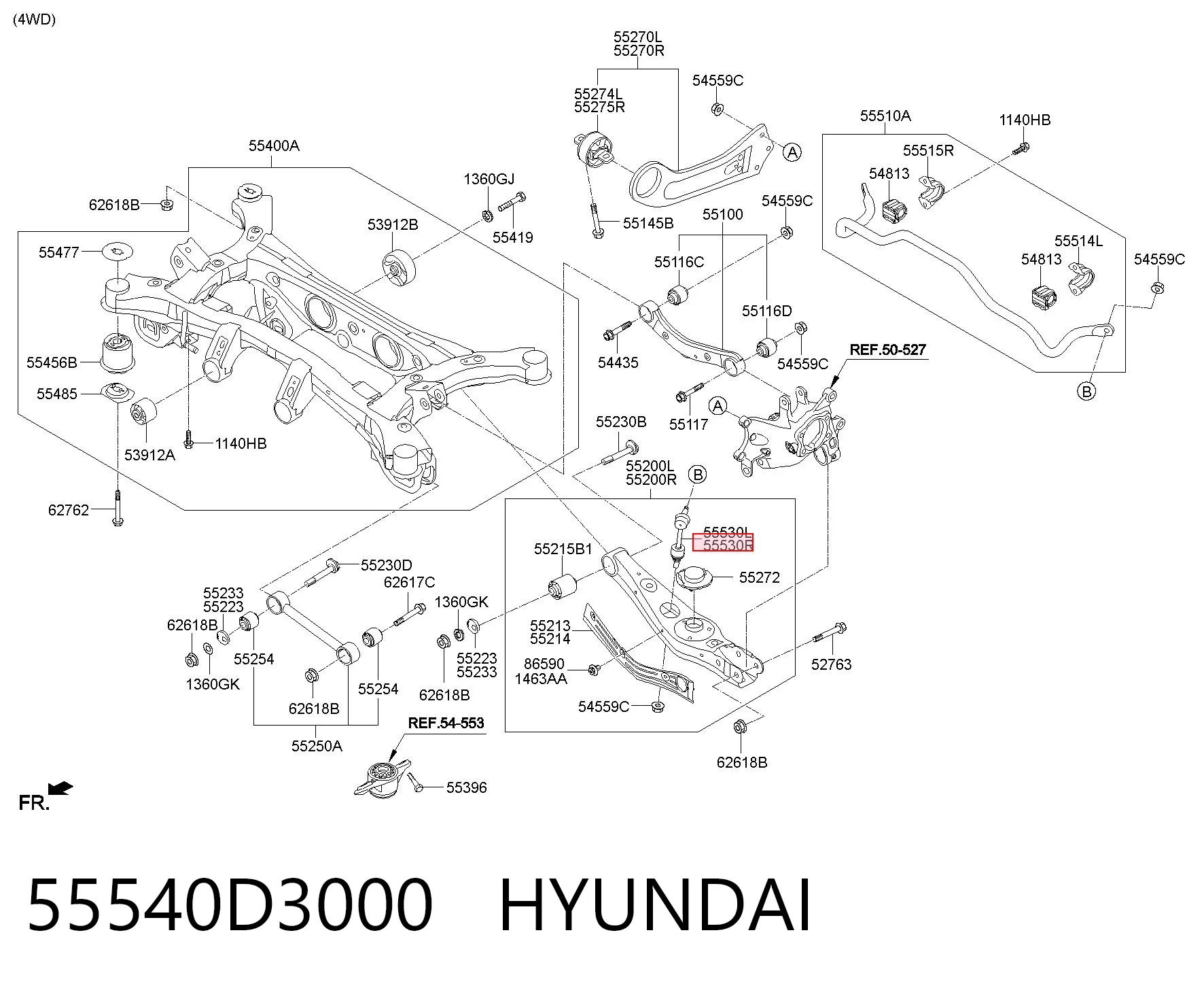 55540D3000 Hyundai/Kia