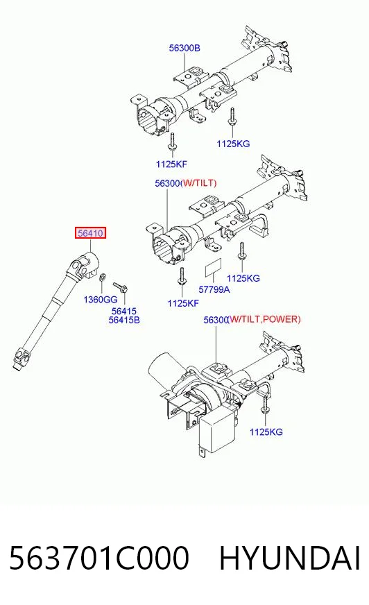 563701C000 Hyundai/Kia