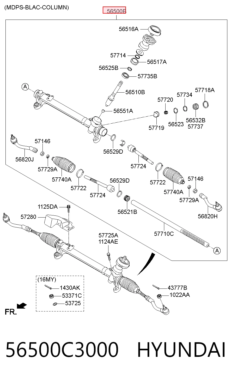Compre Cremalheira da direção Hyundai Sonata 7