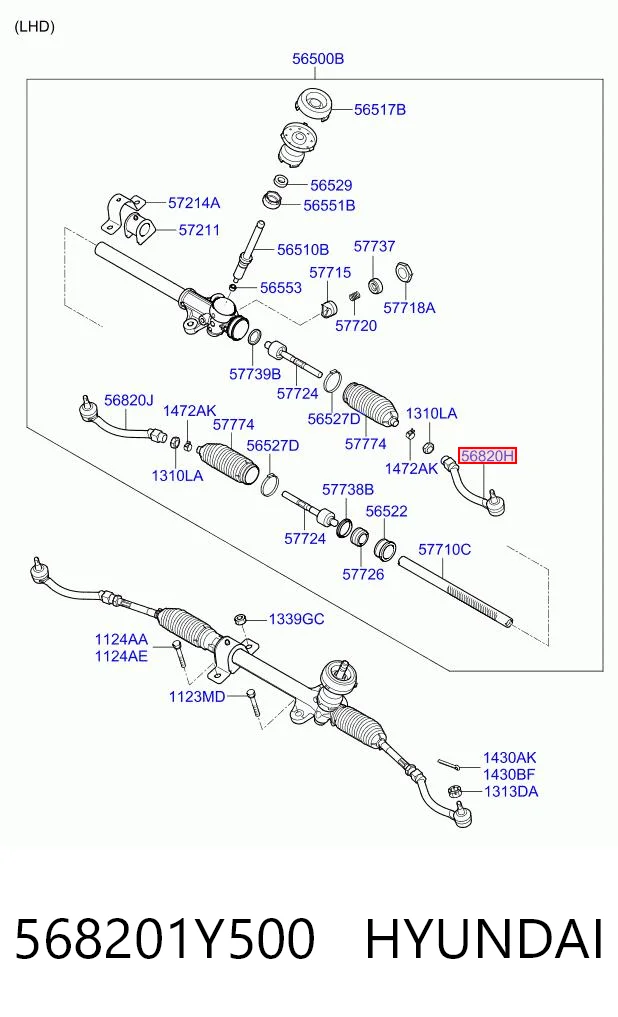 568201Y500 Hyundai/Kia