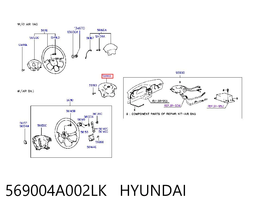 569004A002LK Hyundai/Kia