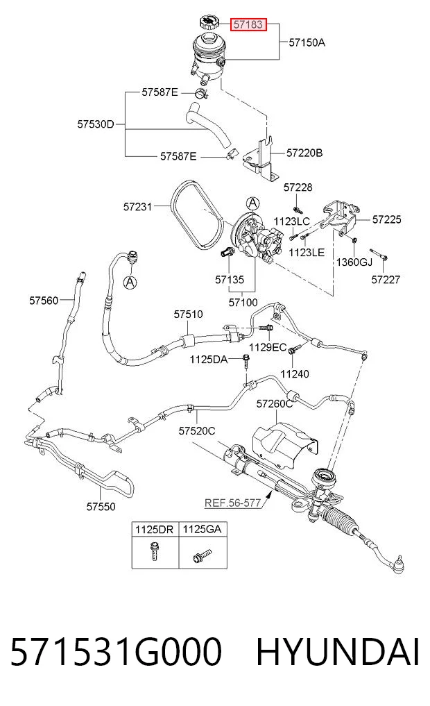 571531G000 Hyundai/Kia 