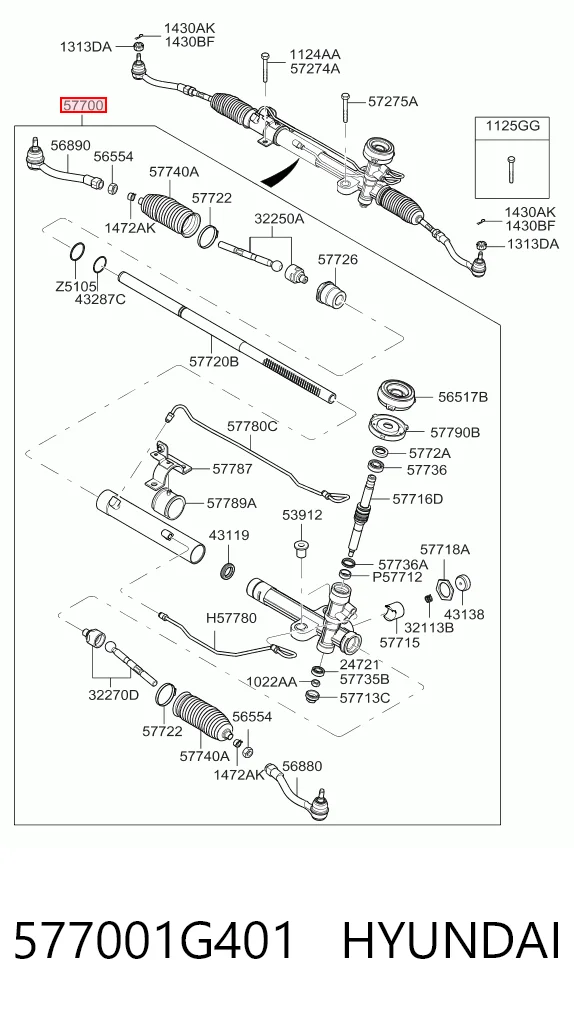 577001G401 Hyundai/Kia