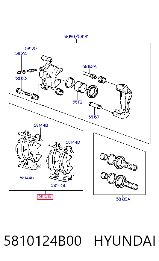 5810124B00 Hyundai/Kia