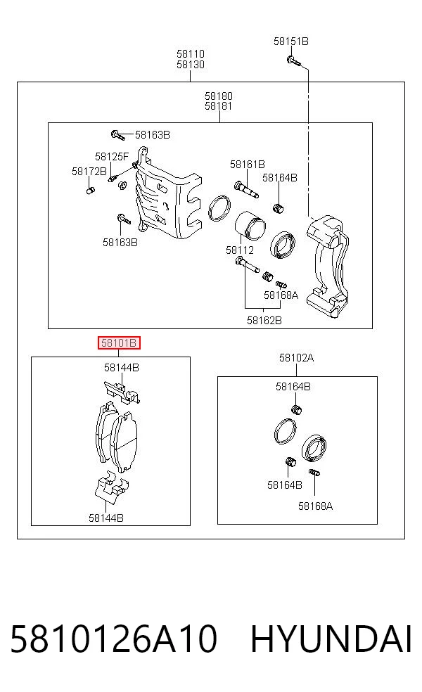 5810126A10 Hyundai/Kia