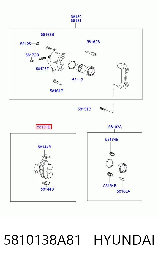 5810138A81 Hyundai/Kia