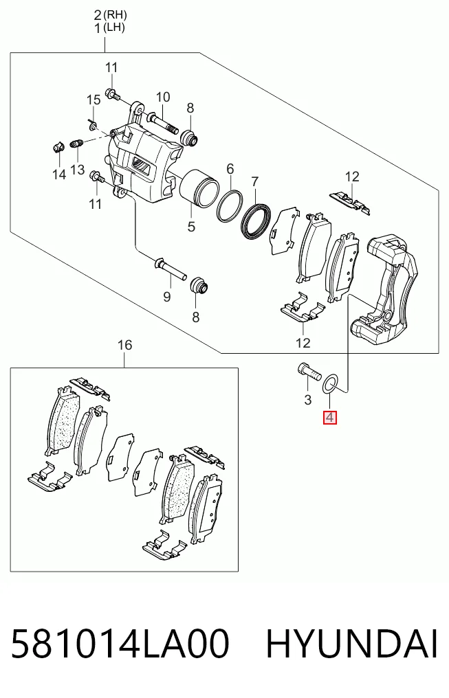 581014LA00 Hyundai/Kia