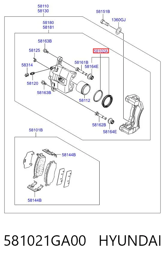 581021GA00 Hyundai/Kia
