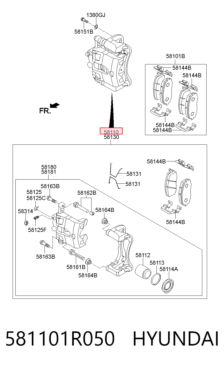 581101R050 Hyundai/Kia