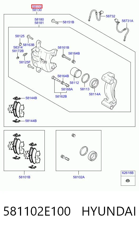 581102E100 Hyundai/Kia