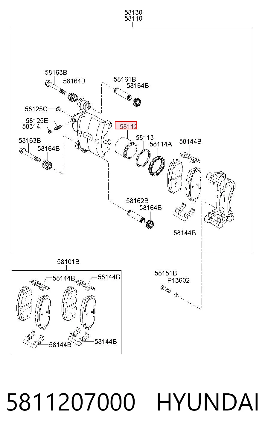 5811207000 Hyundai/Kia
