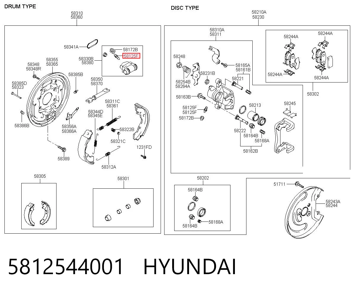 5812544001 Hyundai/Kia