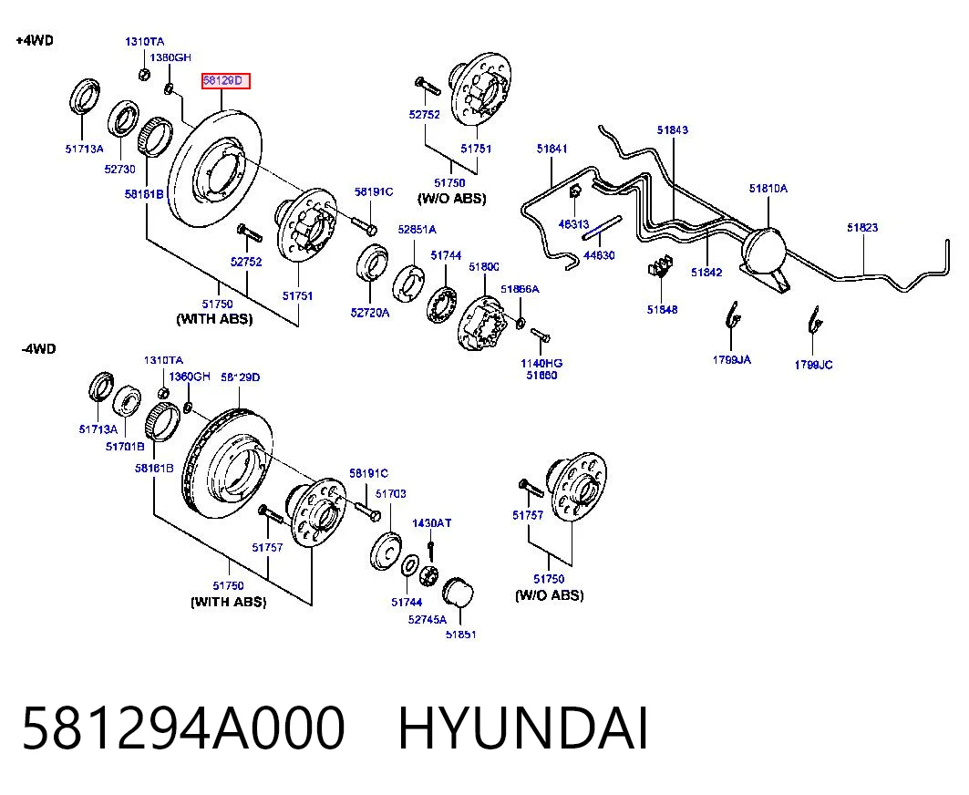 581294A000 Hyundai/Kia