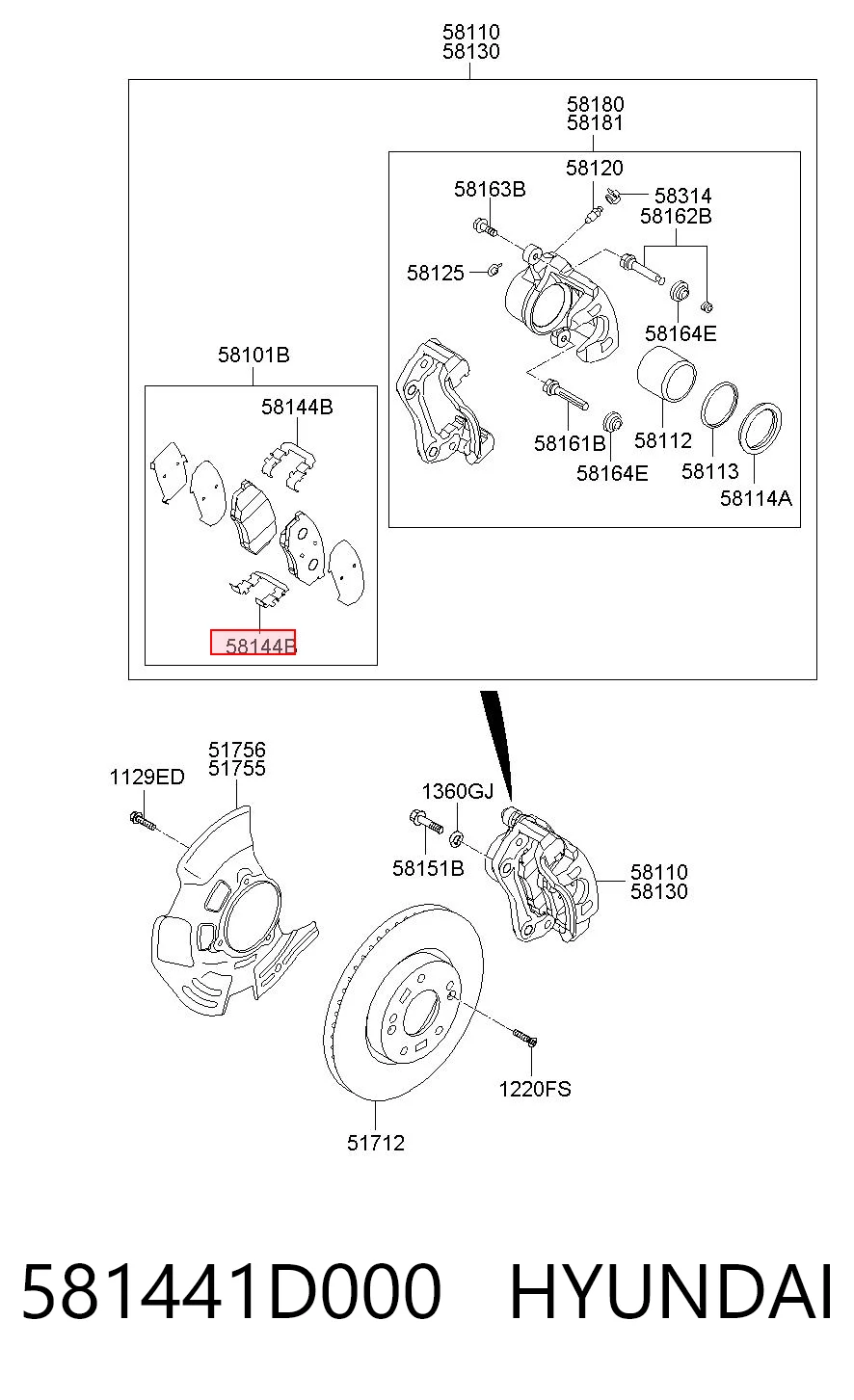 581441D000 Hyundai/Kia