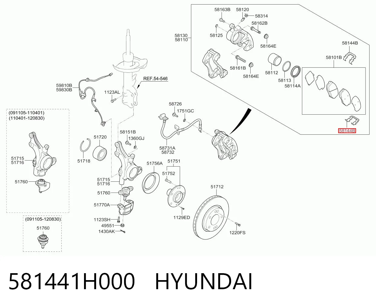 581441H000 Hyundai/Kia