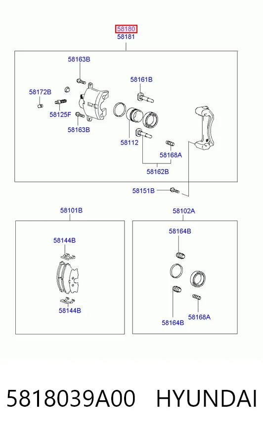 5818039A00 Hyundai/Kia