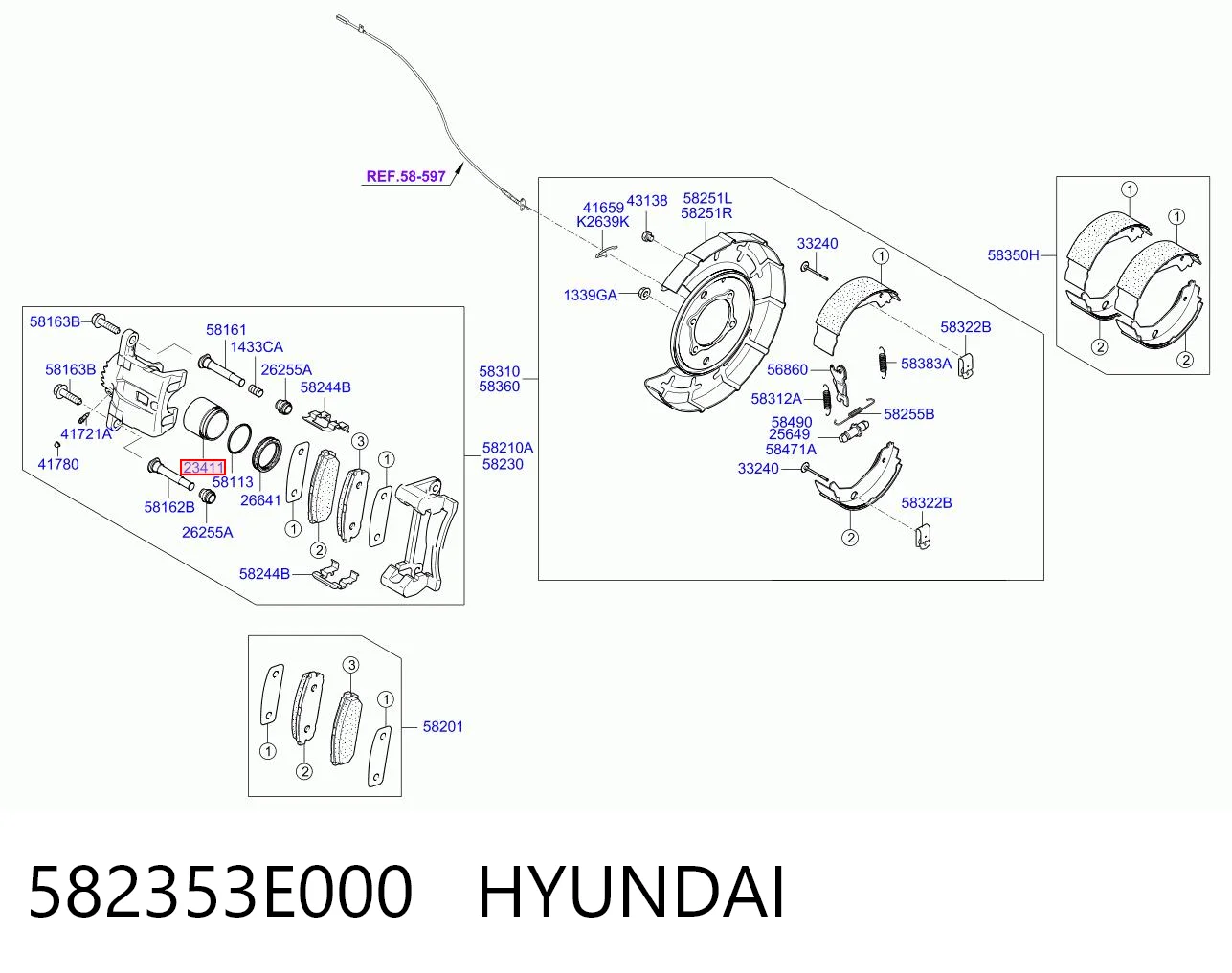 582353E000 Hyundai/Kia