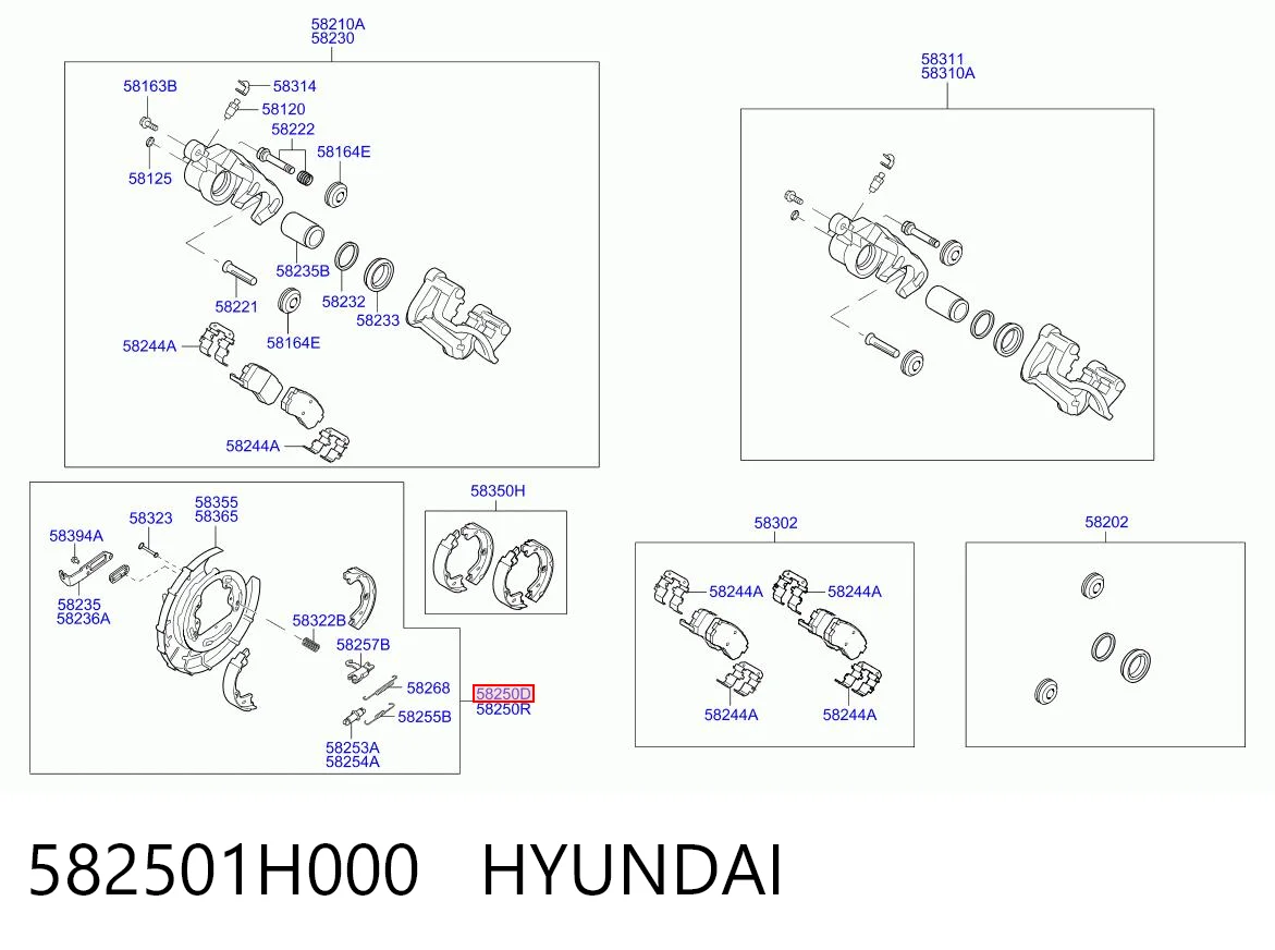 582501H000 Hyundai/Kia