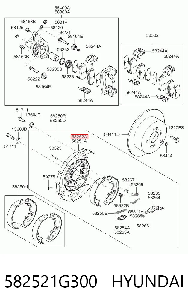 582521G300 Hyundai/Kia