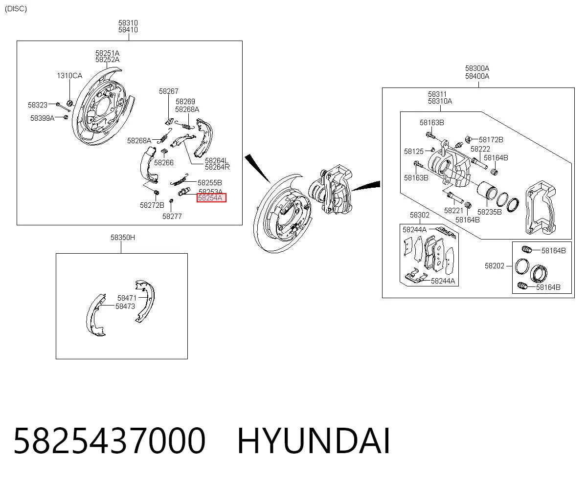 5825437000 Hyundai/Kia