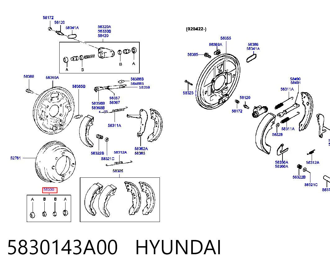 5830143A00 Hyundai/Kia