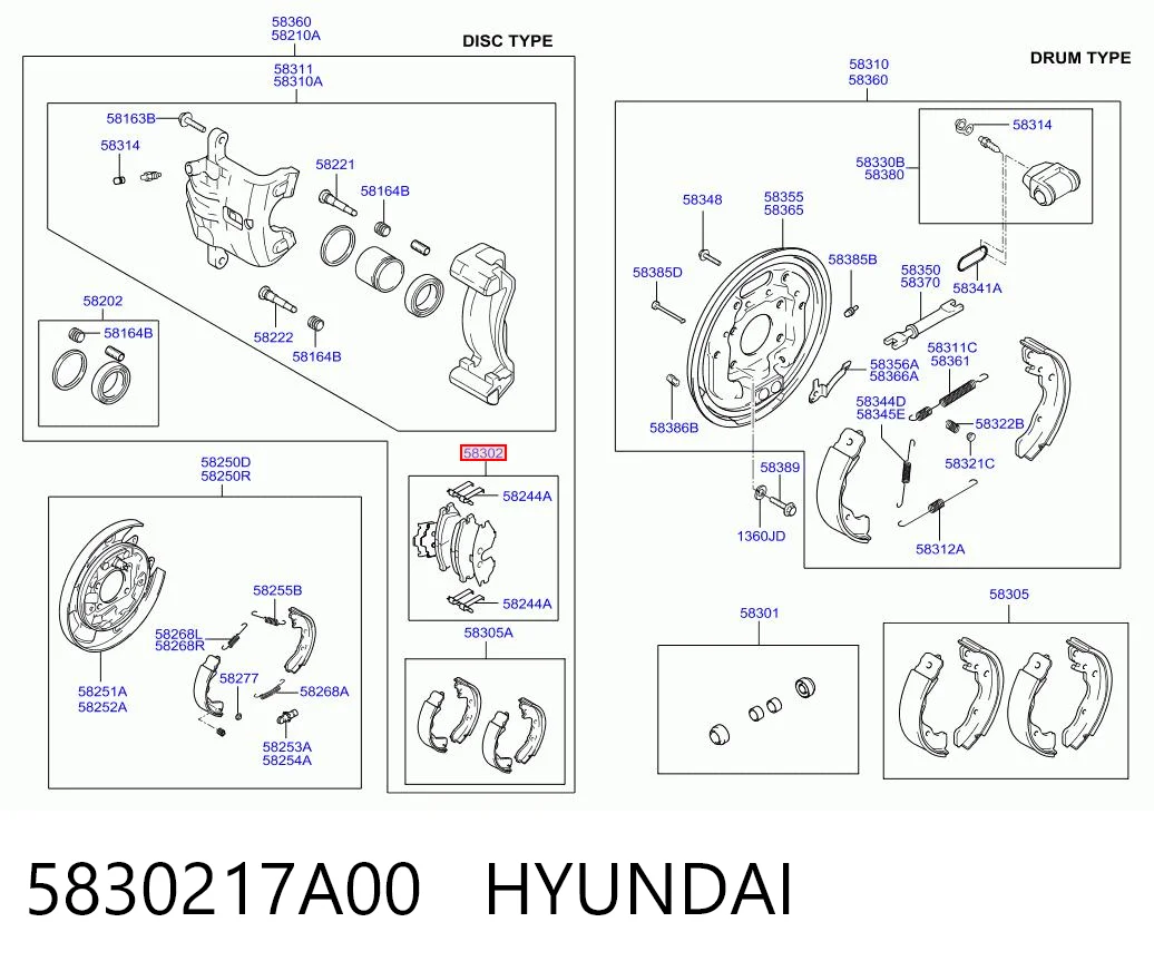 5830217A00 Hyundai/Kia