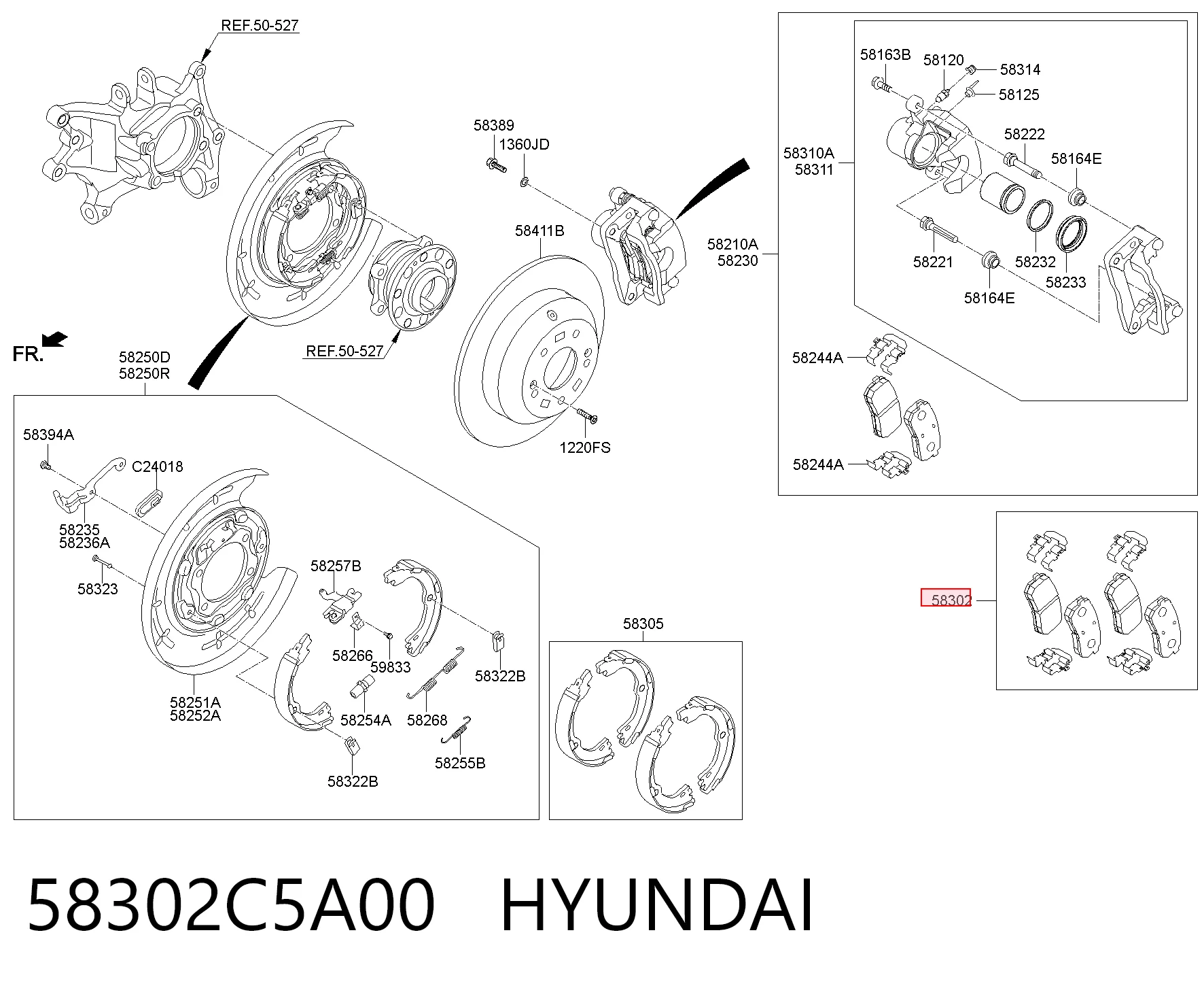 58302C5A00 Hyundai/Kia