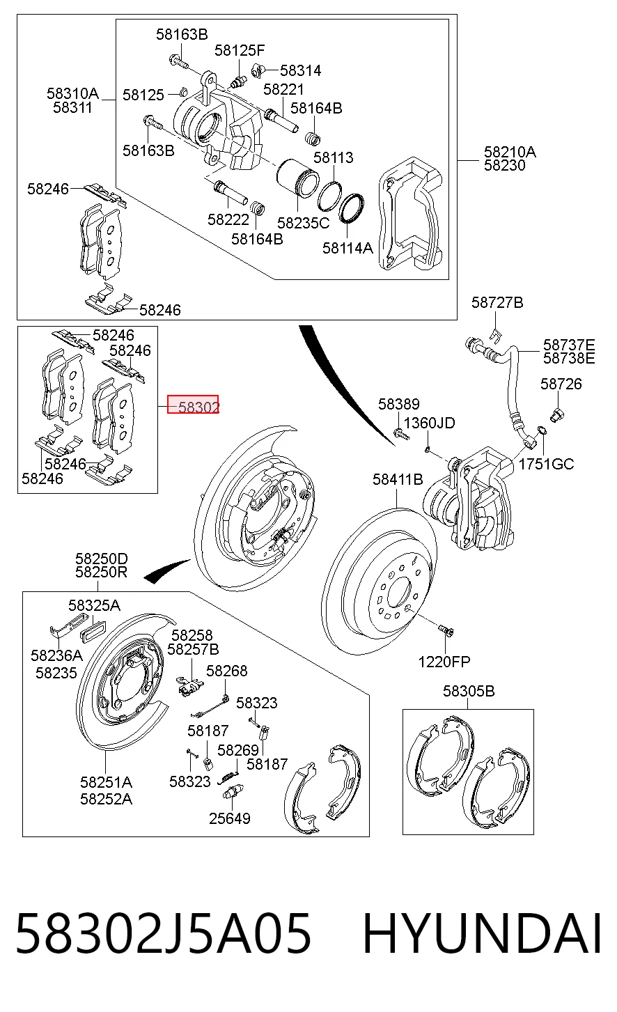 58302J5A05 Hyundai/Kia