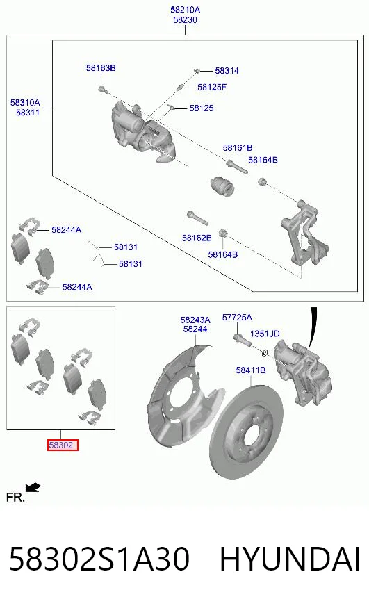 58302S1A30 Hyundai/Kia
